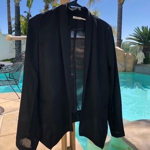 Black Sheer Blazer